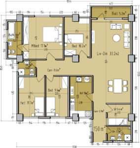 ayat real estate cmc apartments floor plan 5