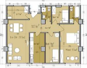 ayat real estate cmc apartments floor plan 1