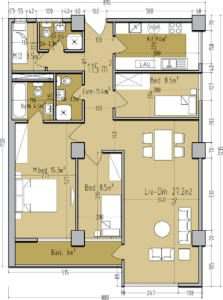 ayat real estate cmc apartments floor plan 2