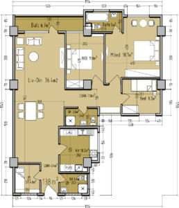 ayat real estate cmc apartments floor plan 4